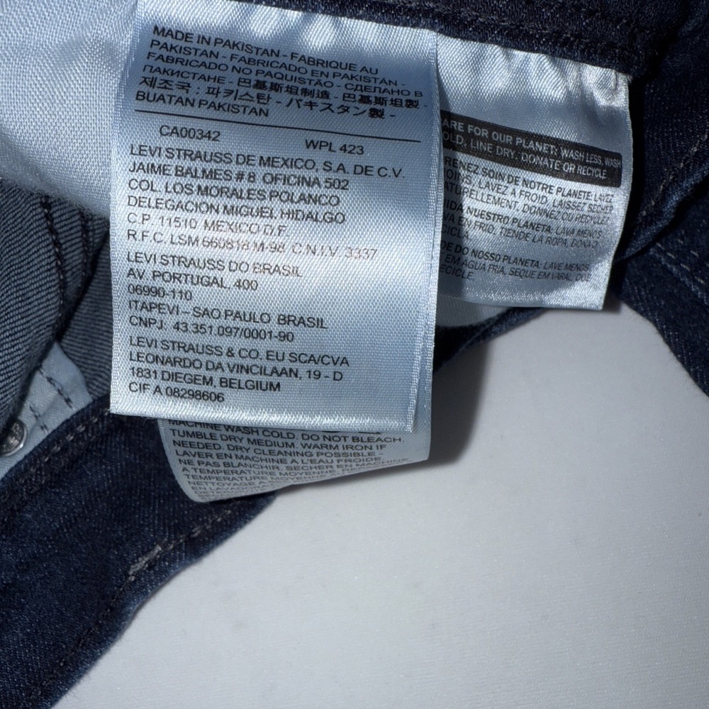 Levis 515 Bootcut Jeans Womens 12M Blue Denim Cotton Blend Mid Rise 5 Pockets - Picture 5 of 10